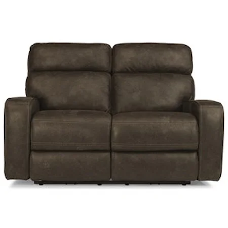 Power Reclining Loveseat with USB Port and Power Adjustable Headrest
